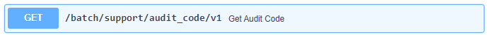 GET /audit_code swagger view