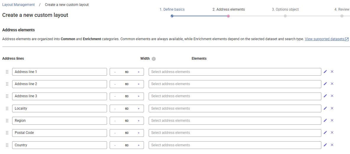 Address lines of the layout builder1.1.