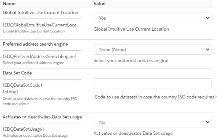 Typeahead configuration