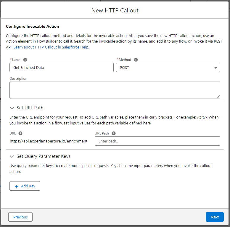 Configure Invocable Action