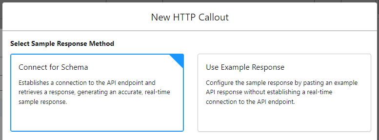 Select Sample Response Method