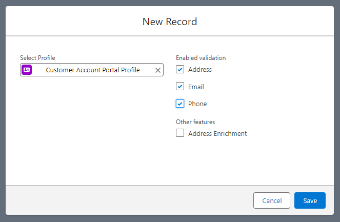 EDQ Profile Settings